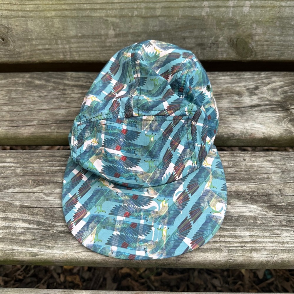 Vintage Truth Initiative Fact #249 Anti-Tobacco Kestrel Falcon Hat Teal Green‎